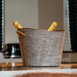 Richmond Interiors Wijn- en baraccessoires Brady beige champagne cooler
