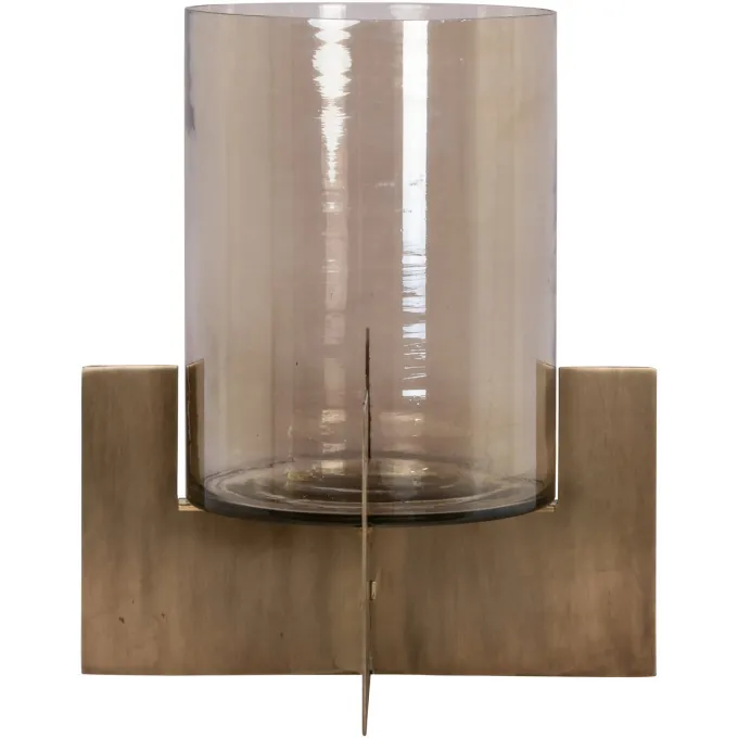 Richmond Interiors Windlicht Resa goud groot