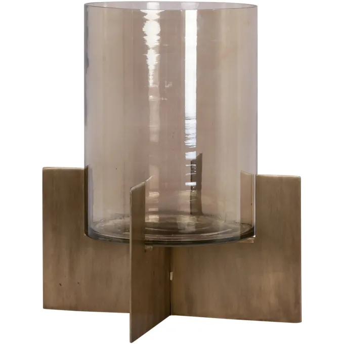 Richmond Interiors Windlicht Resa goud groot