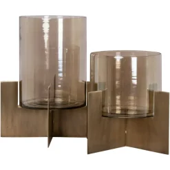 Richmond Interiors Windlicht Resa goud groot