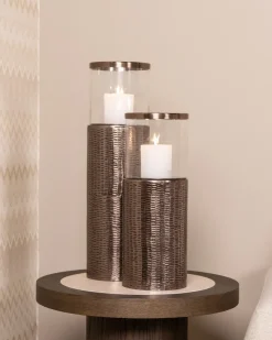 Richmond Interiors Windlicht Faylen brons L