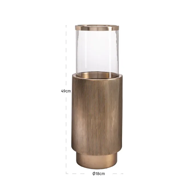 Richmond Interiors Windlicht Soreli antiek brons