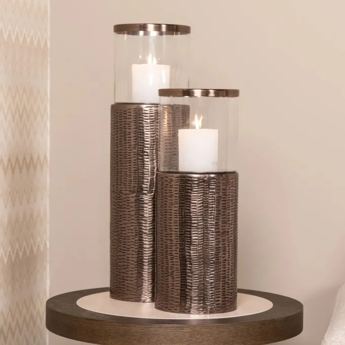 Richmond Interiors Windlicht Faylen brons S
