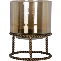 Richmond Interiors Windlicht Ropia goud groot