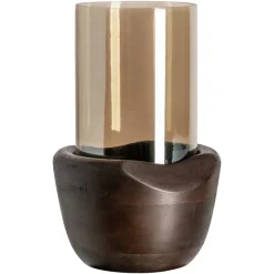 Richmond Interiors Windlicht Jade walnoot klein