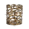 Richmond Interiors Windlicht Mase antiek brons