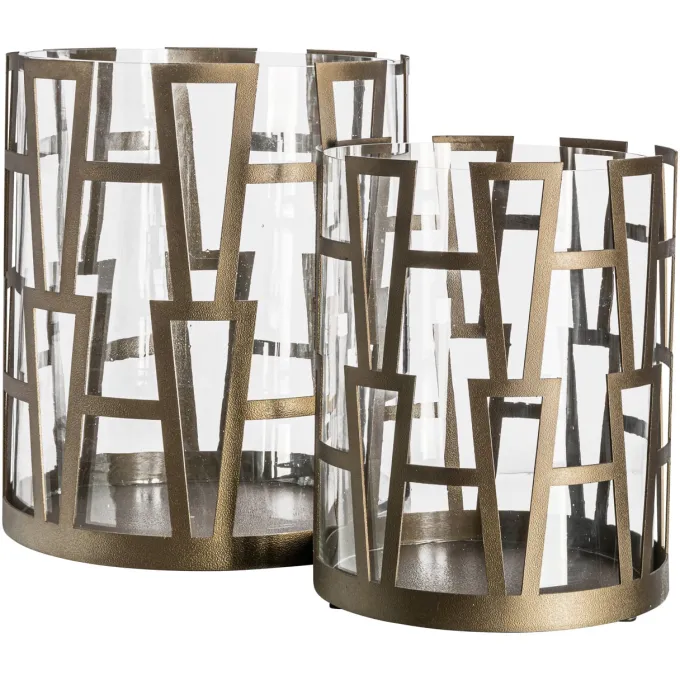 Richmond Interiors Windlicht Shandy antiek brons big