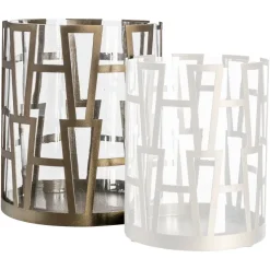 Richmond Interiors Windlicht Shandy antiek brons big