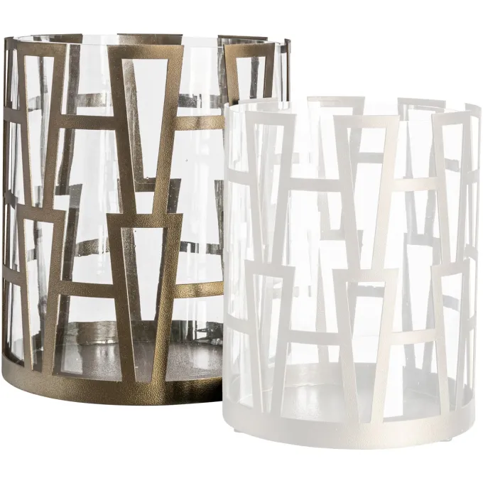 Richmond Interiors Windlicht Shandy antiek brons big