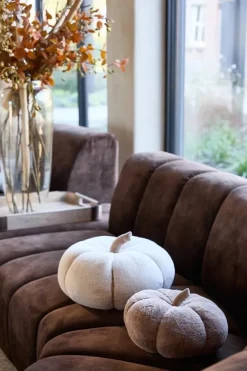 Riviera Maison Pumpkin Faux Fur Box kussen L