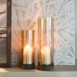 Riviera Maison Windlicht Selaire hout M