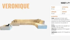 Sevn Bank Veronique - Vele opstellingen en kleuren mogelijk