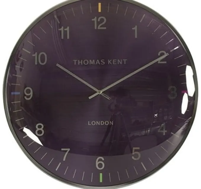 Thomas Kent Thomas Kent Klok Oyster Paars/Zilver Ø 65 cm