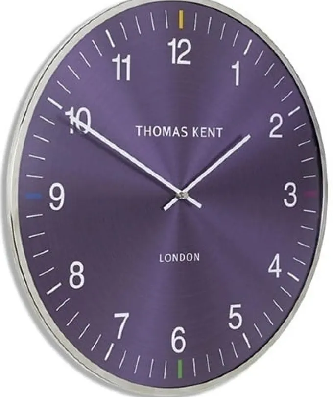 Thomas Kent Thomas Kent Klok Oyster Paars/Zilver Ø 65 cm