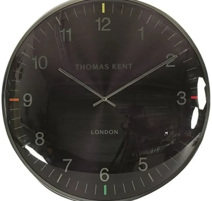 Thomas Kent Thomas Kent Klok Oyster Aubergine/Goud - Grote wandklok Ø 65 cm