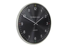 Thomas Kent Thomas Kent Oyster S Klok Aubergine/Zilver - Ø40cm
