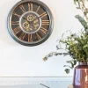 Thomas Kent Thomas Kent Wandklok Grant Grijs 52,5 cm met Tandwielen