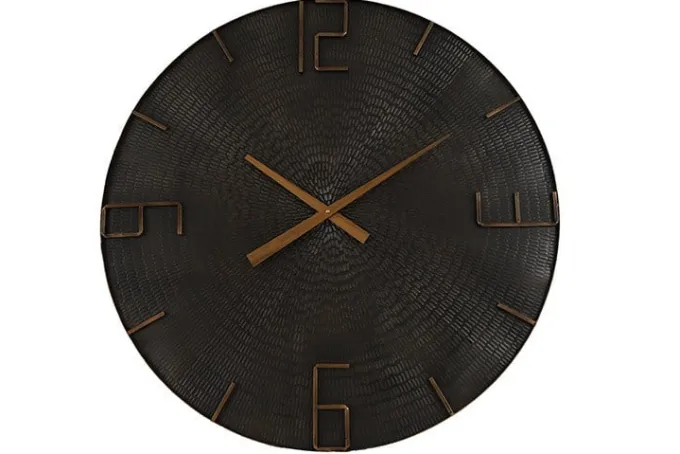 Thomas Kent Wandklok Winton L zwart - Ø80CM