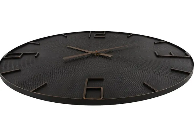 Thomas Kent Wandklok Winton L zwart - Ø80CM