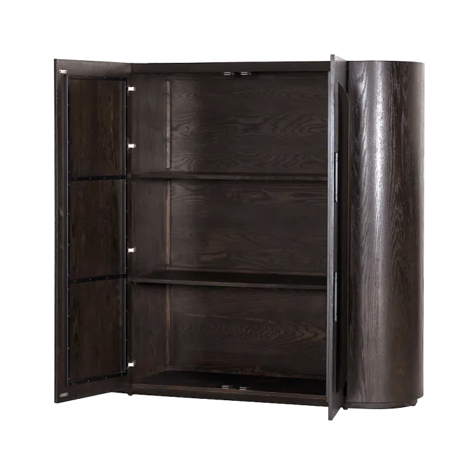 Tower Living Allure Opbergkast donkerbruin 150 cm