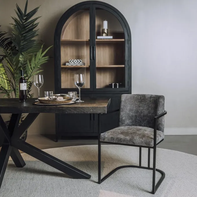 Tower Living Archi Armstoel - fabric Eden 20 graphite