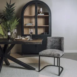 Tower Living Archi Stoel - fabric Eden 20 graphite