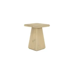 Tower Living Asti Bijzettafel vierkant naturel 40 cm