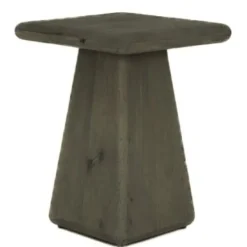 Tower Living Asti Bijzettafel vierkant olijfbruin 40 cm