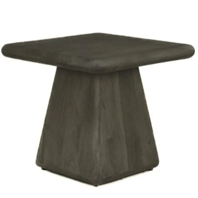 Tower Living Asti Bijzettafel vierkant olijfbruin 60 cm