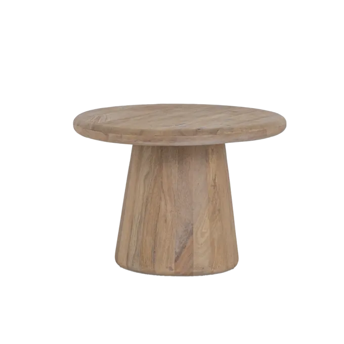 Tower Living Asti Bijzettafel rond naturel 60 cm