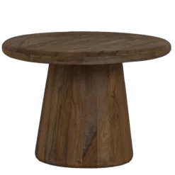 Tower Living Asti Bijzettafel rond bruin 60 cm