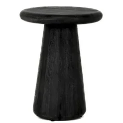 Tower Living Asti Bijzettafel rond zwart 40 cm
