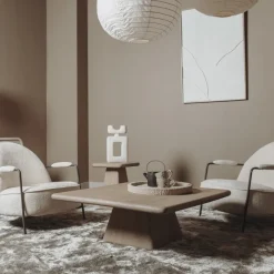 Tower Living Asti Salontafel vierkant naturel 90 cm