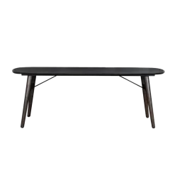 Tower Living Aura Eetkamertafel espresso 200 cm - Deens Ovaal