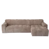 Tower Living Austin 2.5 zits + Chaise Rechts - Haga 39 cappuccino