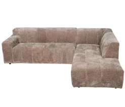 Tower Living Austin 2.5 zits + Ottoman Rechts - Haga 39 cappuccino