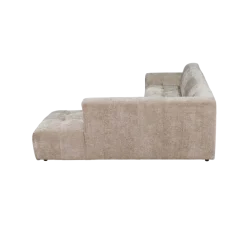 Tower Living Austin 2.5 zits + Ottoman Rechts - Haga 30 beige