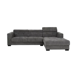 Tower Living Bank Brighton - 3 zits + Chaise Longue Rechts - licht grijs 19