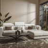 Tower Living Bank Brighton - 3 zits + Chaise Longue Rechts - Ivory 15