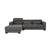 Tower Living Bank Brighton - 3 zits + Chaise Longue Links - Licht grijs 19