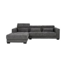 Tower Living Bank Brighton - 3 zits + Chaise Longue Links - Licht grijs 19