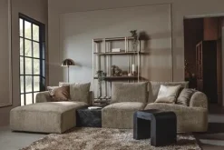 Tower Living Bank Canterbury 2 5-AR + Chaise L - Mona 120 Taupe
