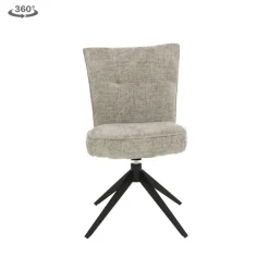 Tower Living Bardi Stoel - fabric Haga 30 beige (draaibaar)
