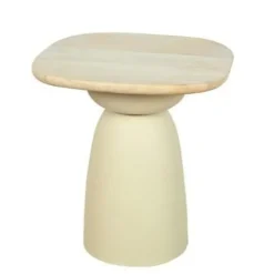 Tower Living Barza Bijzettafel gebroken wit 45 cm