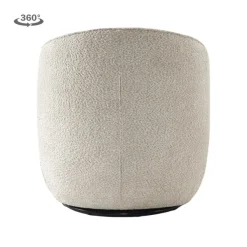 Tower Living Belvi Fauteuil - fabric AJ3019-08 Cream (draaibaar)