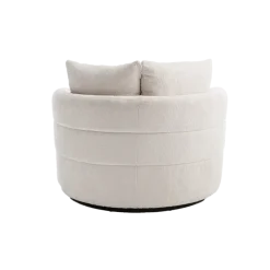 Tower Living Bolza Fauteuil - Trenza 6 ivory (draaibaar)