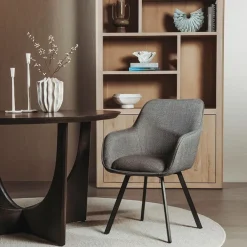 Tower Living Borgo Armstoel - Bjorn 34 beige-grey (draaibaar)