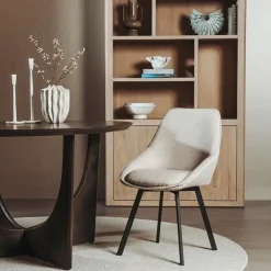 Tower Living Borgo Stoel - Bjorn 24 beige (draaibaar)