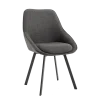 Tower Living Borgo Stoel - Bjorn 19 anthracite (draaibaar)