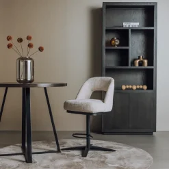 Tower Living Caldes Barstoel - fabric Ted 24 off-white (draaibaar)